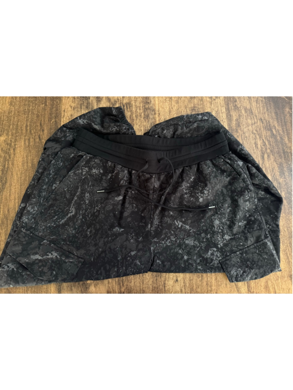 Women's Zella Joggers Size L Black Grey Patterned Athletic Pants